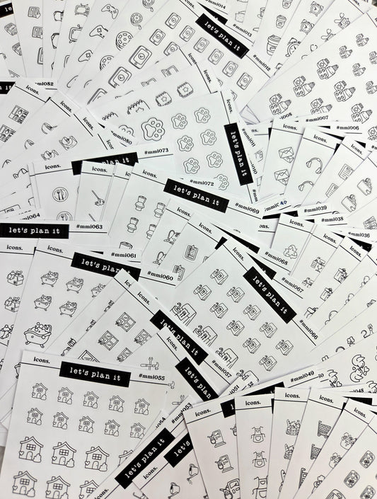 Mini Icons | 84 options | Premium Matte