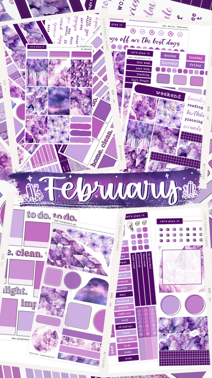 BIRTHSTONE COLLECTION | February | Weekly Kits