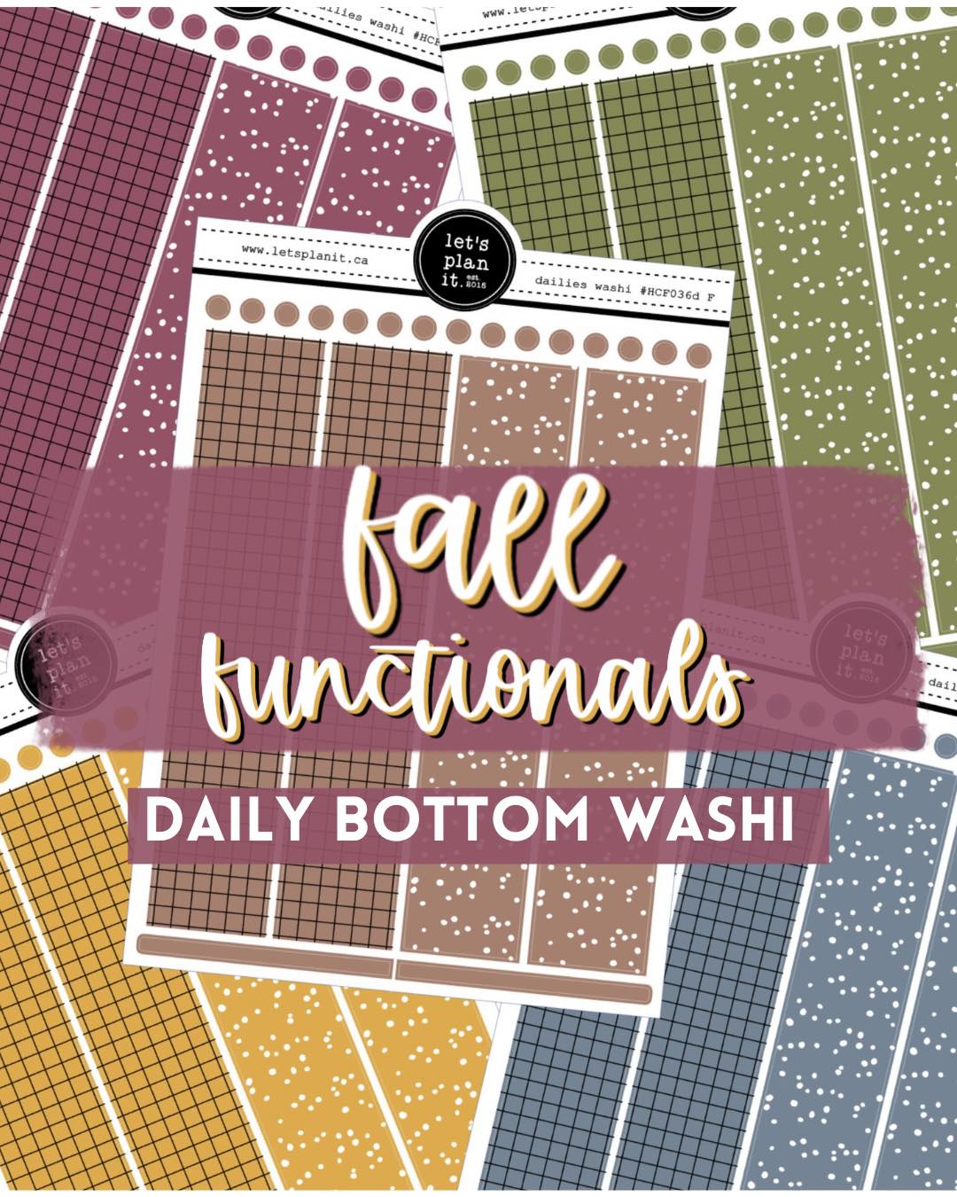 -- FALL FUNCTIONALS | Daily Bottom Washi