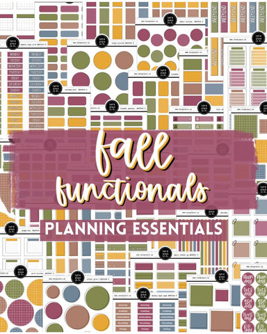 FALL FUNCTIONALS | Planning Essentials | 34 options