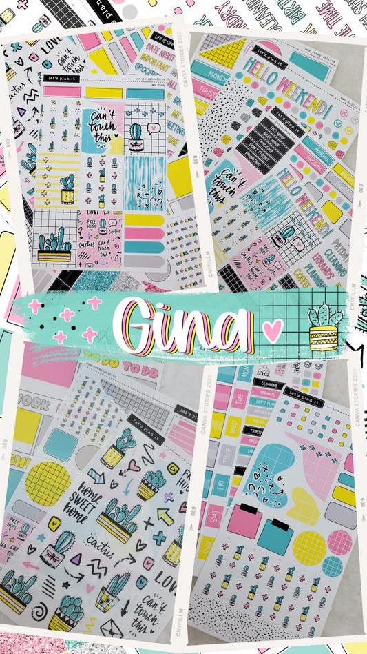 -- GINA COLLECTION | Weekly Kits