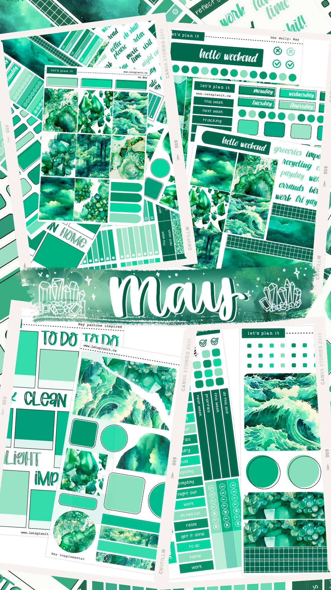 BIRTHSTONE COLLECTION | May | Weekly Kits