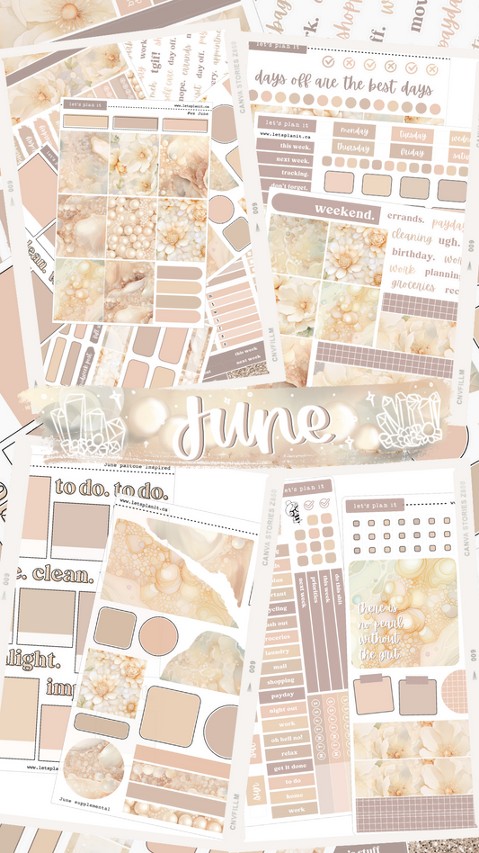 BIRTHSTONE COLLECTION | June | Weekly Kits