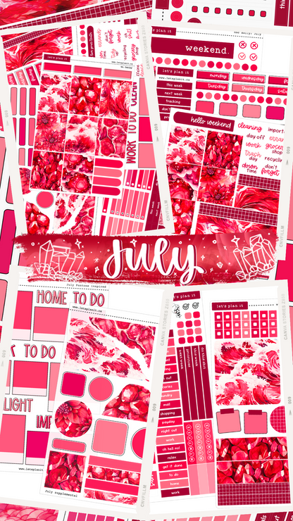 BIRTHSTONE COLLECTION | July | Weekly Kits