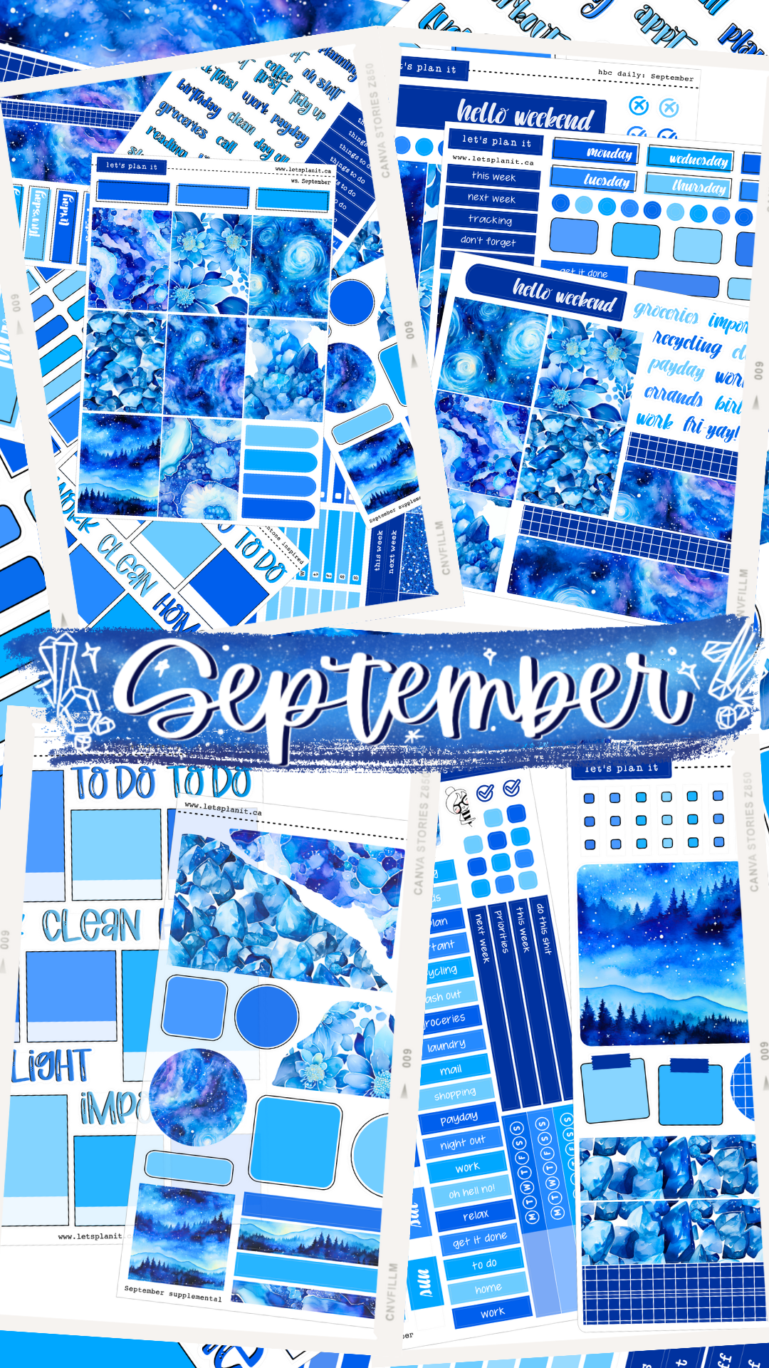 BIRTHSTONE COLLECTION | September | Weekly Kits