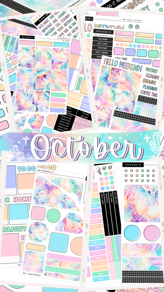 BIRTHSTONE COLLECTION | October | Weekly Kits