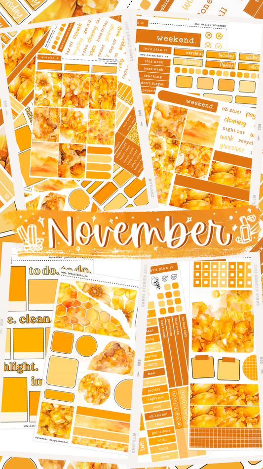 BIRTHSTONE COLLECTION | November | Weekly Kits
