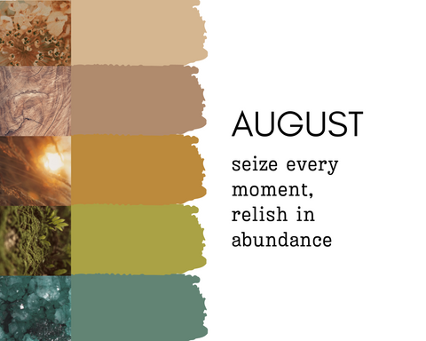 August monthly kit | 8 layout options | August or Blank