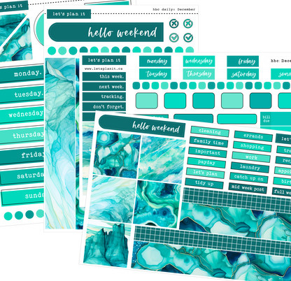 -- BIRTHSTONE COLLECTION | December | Weekly Kits