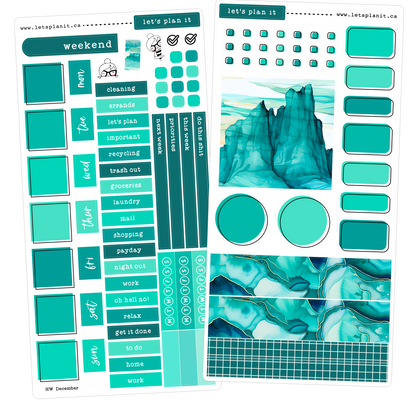 -- BIRTHSTONE COLLECTION | December | Weekly Kits