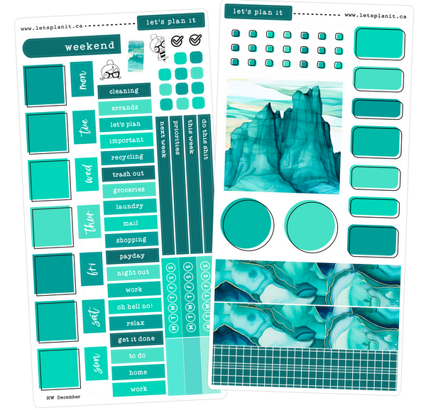 BIRTHSTONE COLLECTION | December | Weekly Kits