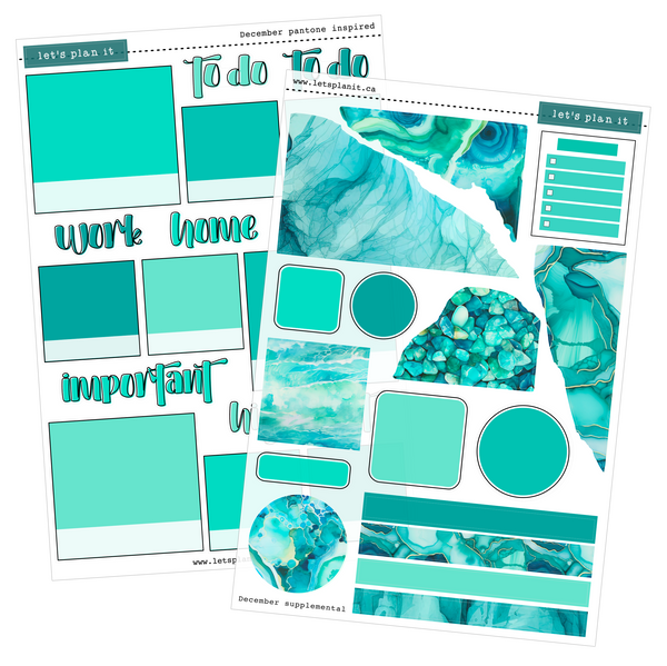 BIRTHSTONE COLLECTION | December | Weekly Kits