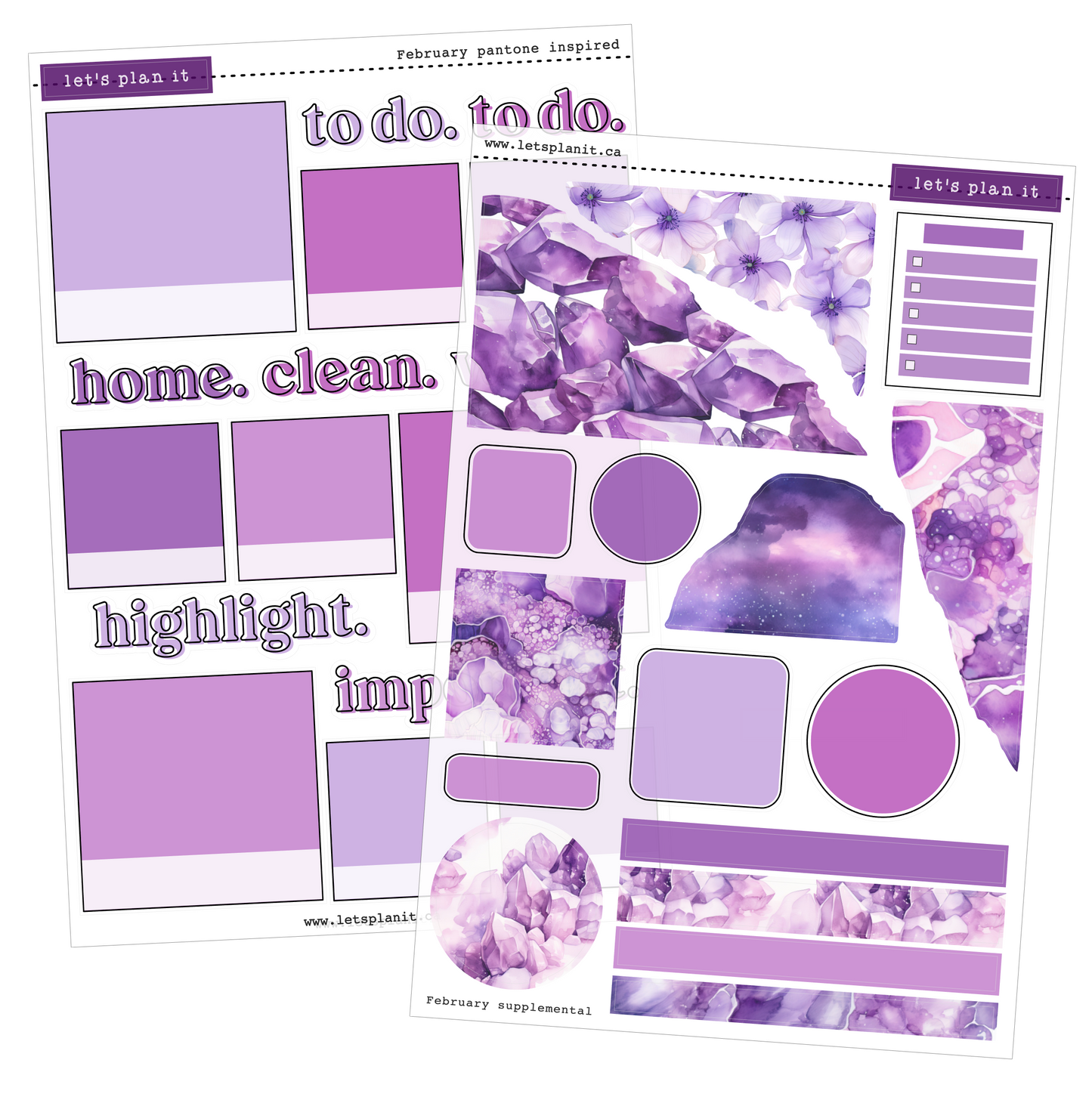 BIRTHSTONE COLLECTION | February | Weekly Kits