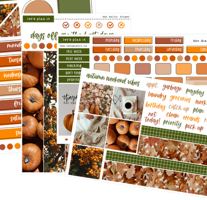 -- GINGER COLLECTION | Weekly Kits