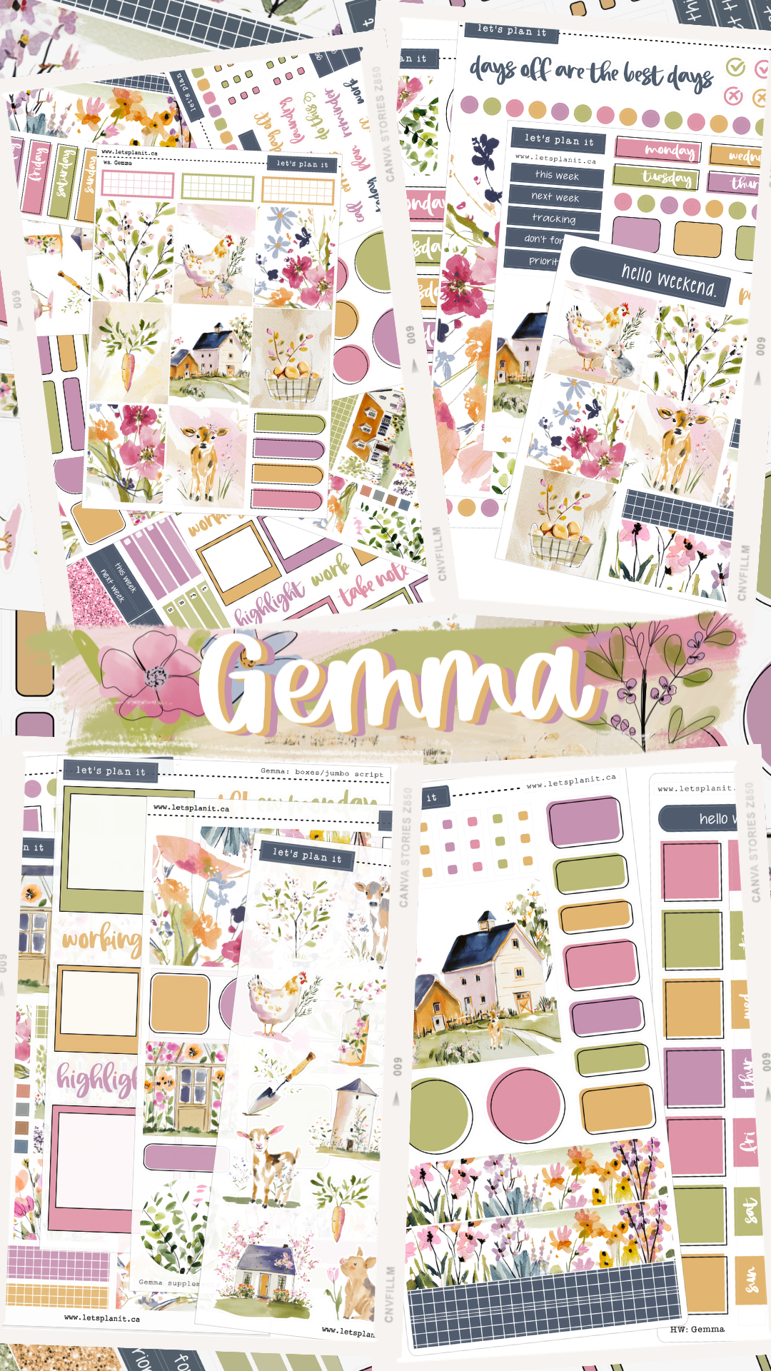 GEMMA COLLECTION | Weekly Kits