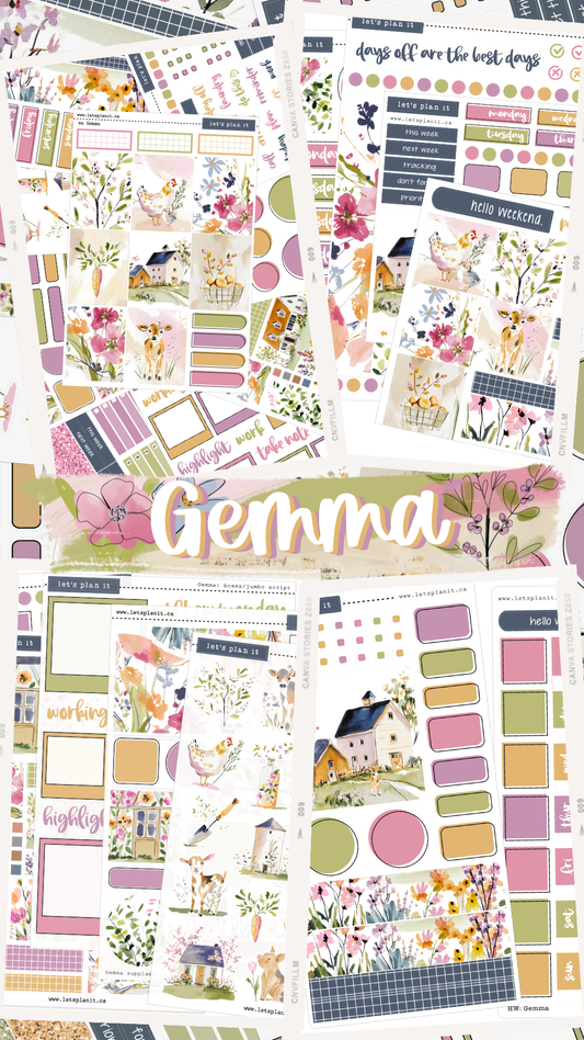 GEMMA COLLECTION | Weekly Kits