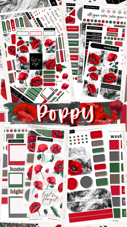 POPPY COLLECTION | Weekly Kits