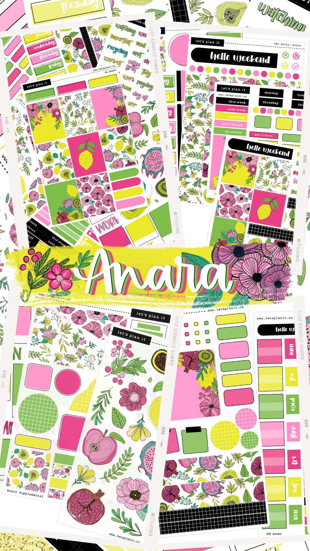 -- ANARA COLLECTION | Weekly Kits