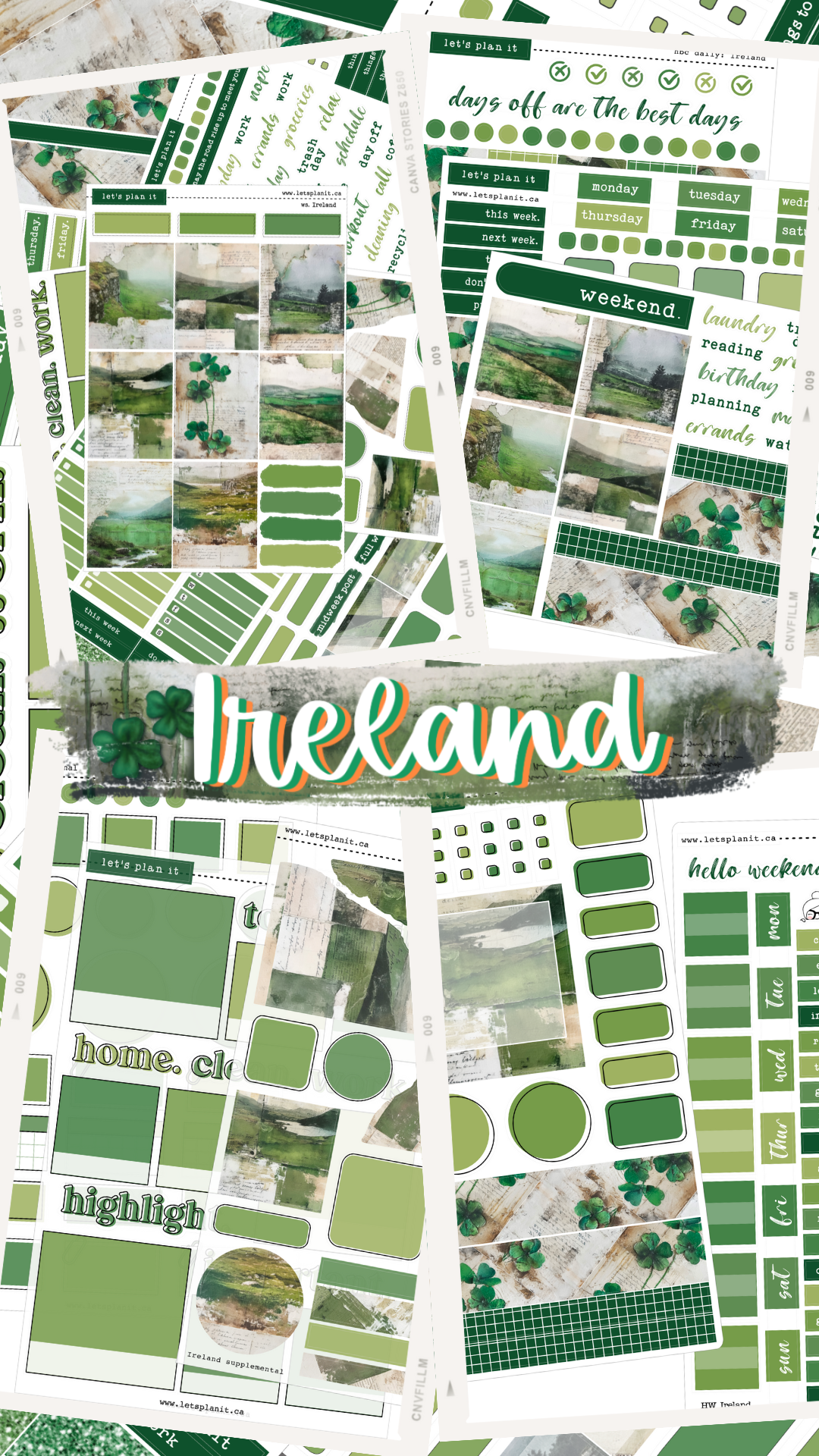 IRELAND COLLECTION | Weekly Kits