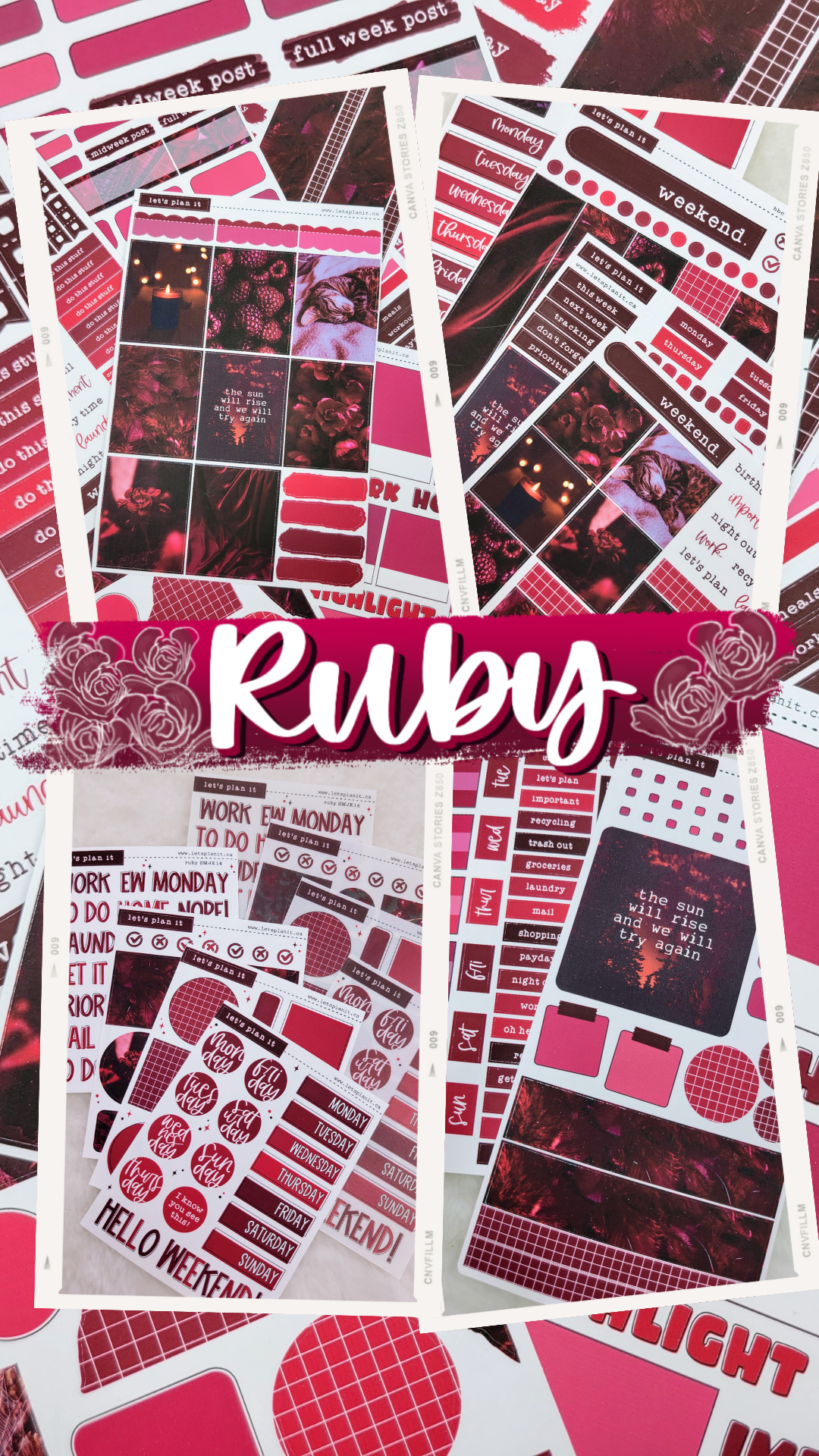 -- RUBY COLLECTION | Weekly Kits