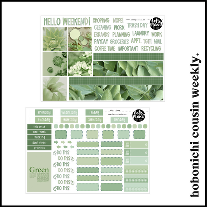 -- SAGE COLLECTION | Weekly Kits