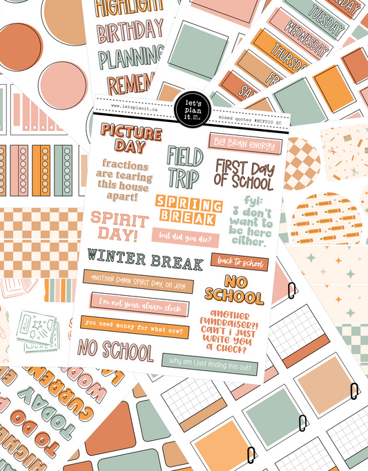 SCHOOL FUNCTIONALS | Planning Essentials