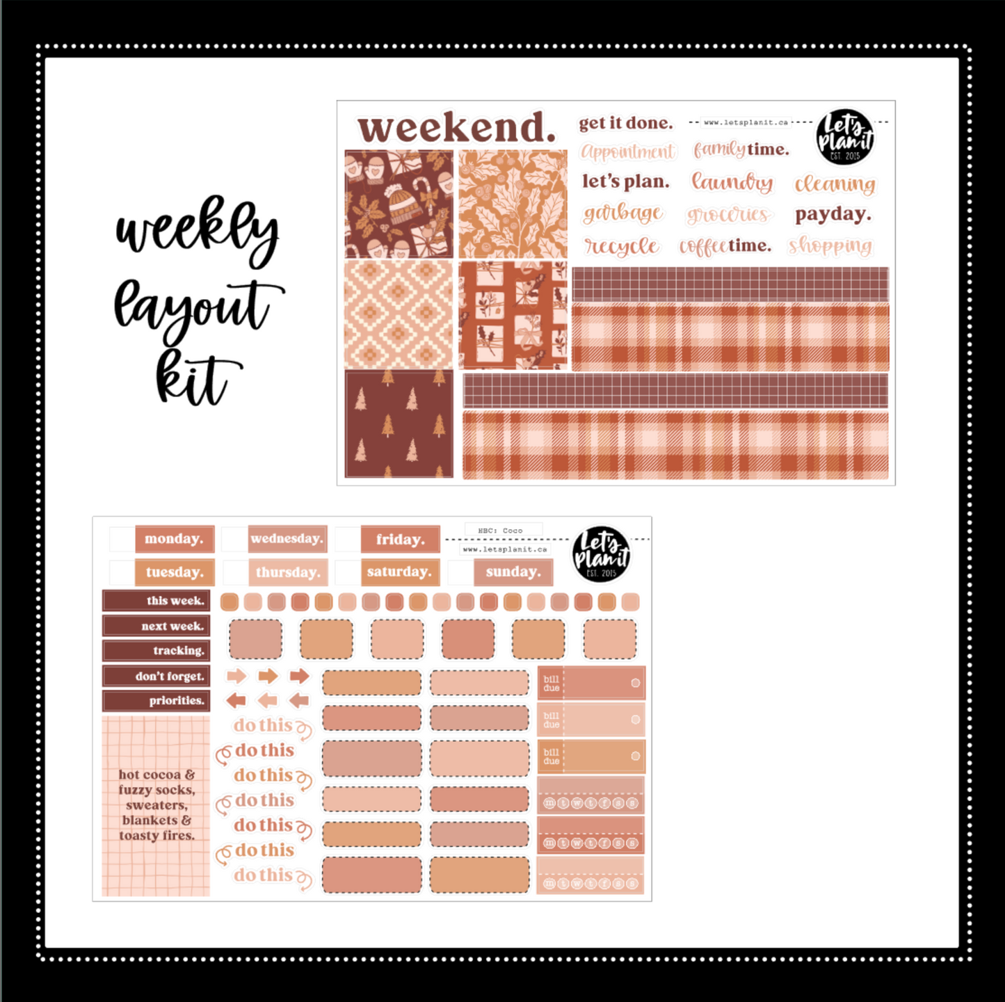 Blowout: COCO COLLECTION | Weekly Kits