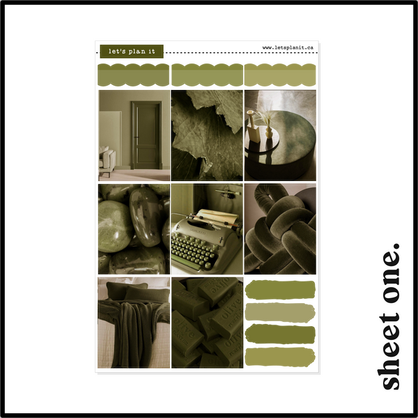 OLIVE COLLECTION | Weekly Kits