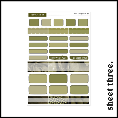 OLIVE COLLECTION | Weekly Kits