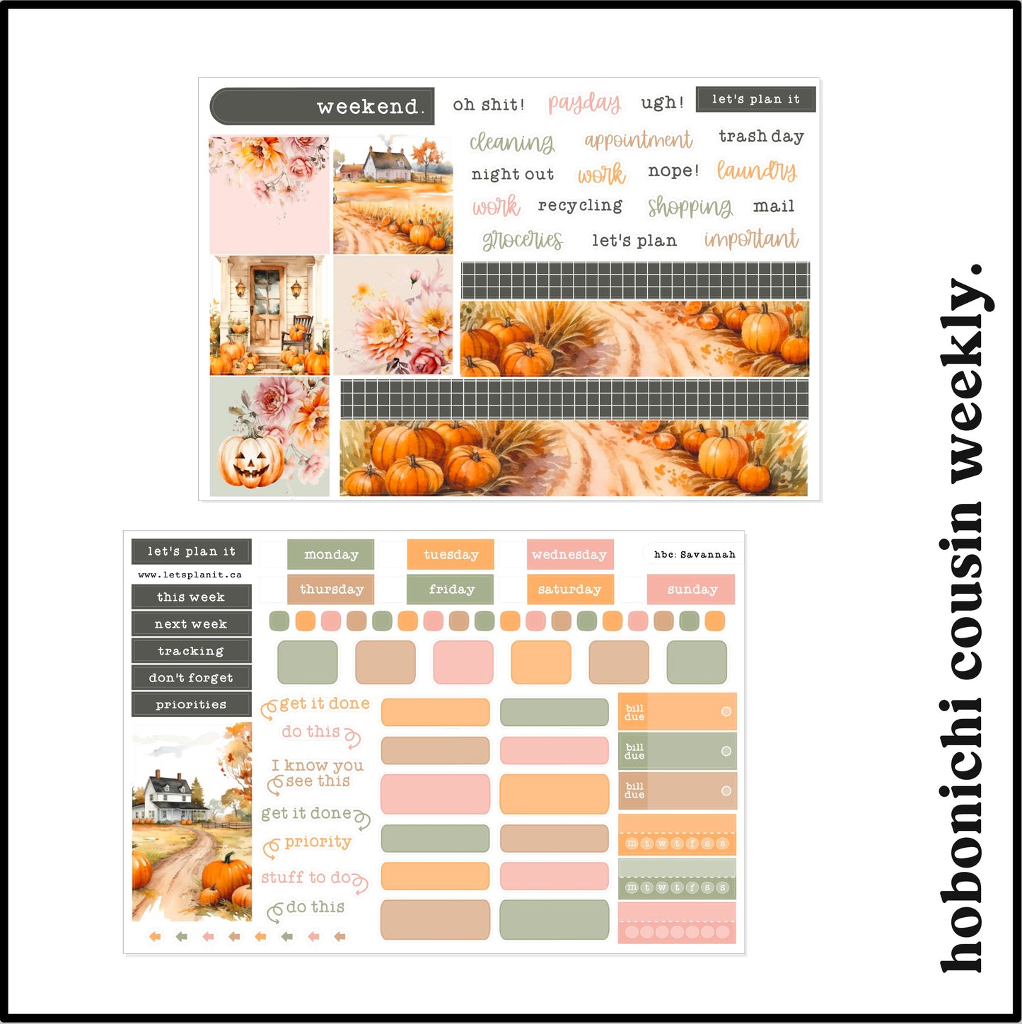 -- SAVANNAH COLLECTION | Weekly Kits