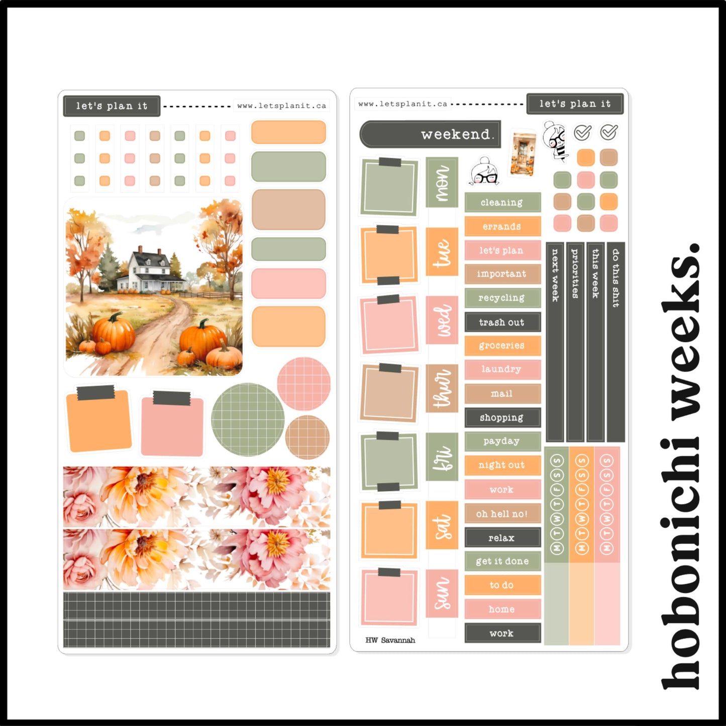 -- SAVANNAH COLLECTION | Weekly Kits