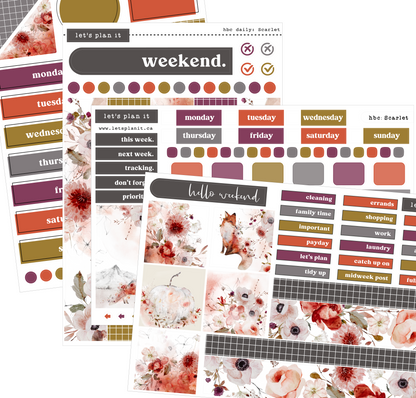 -- SCARLET COLLECTION | Weekly Kits