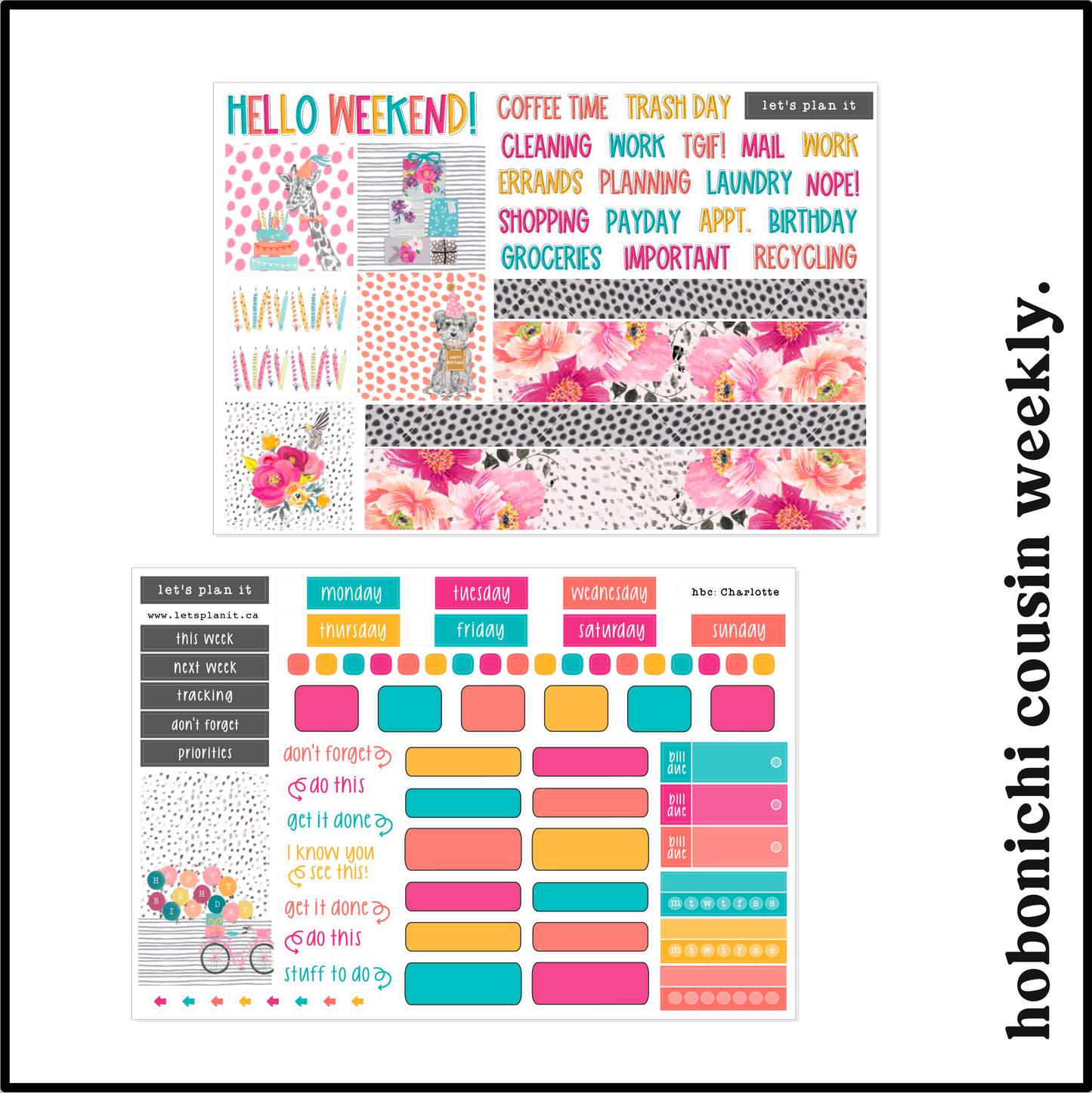 -- CHARLOTTE COLLECTION | Weekly Kits