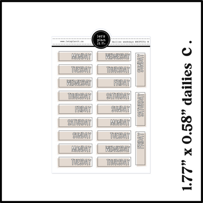 -- NEUTRAL FUNCTIONALS | Daily Date Covers