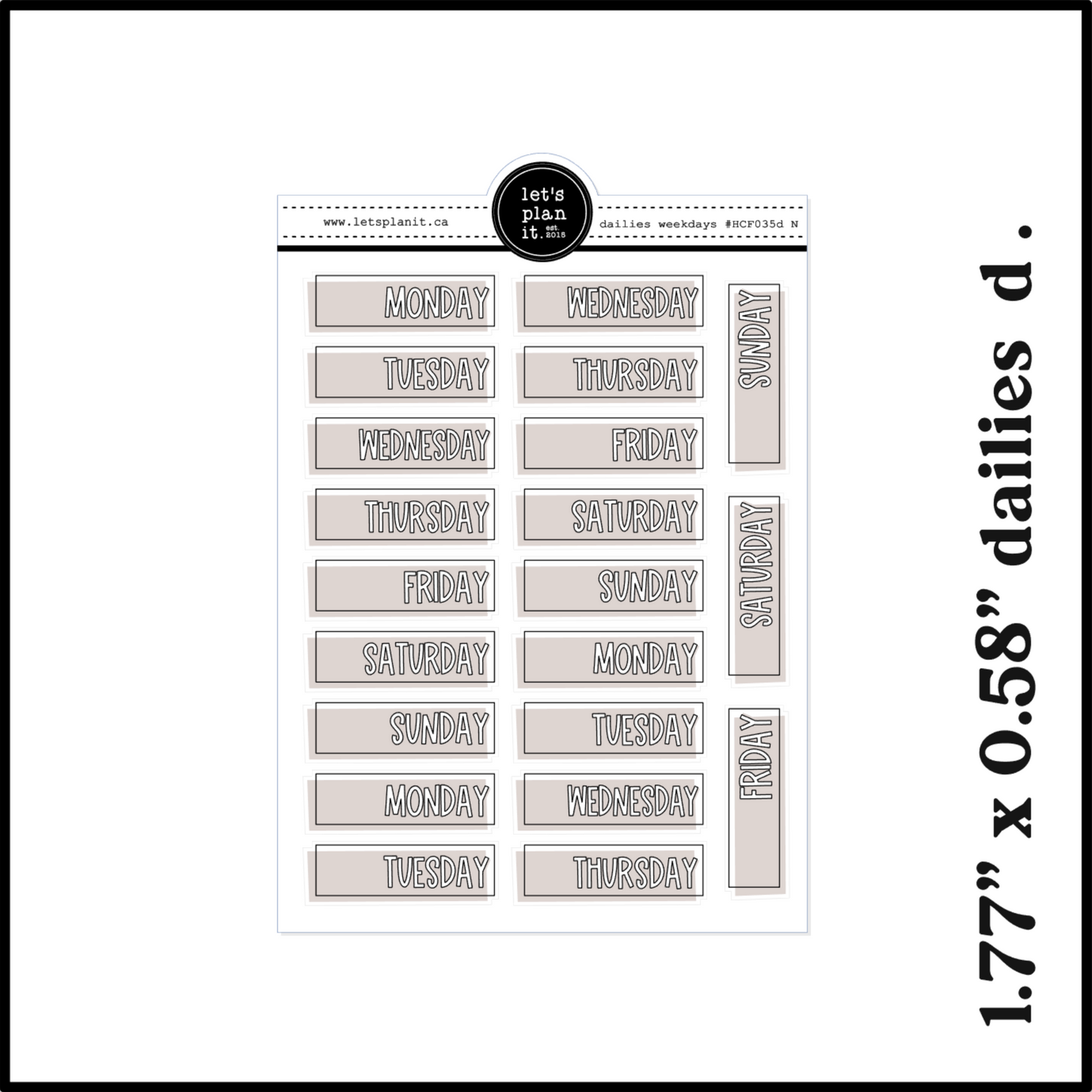 -- NEUTRAL FUNCTIONALS | Daily Date Covers