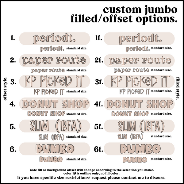 Custom Scripts - Filled Style