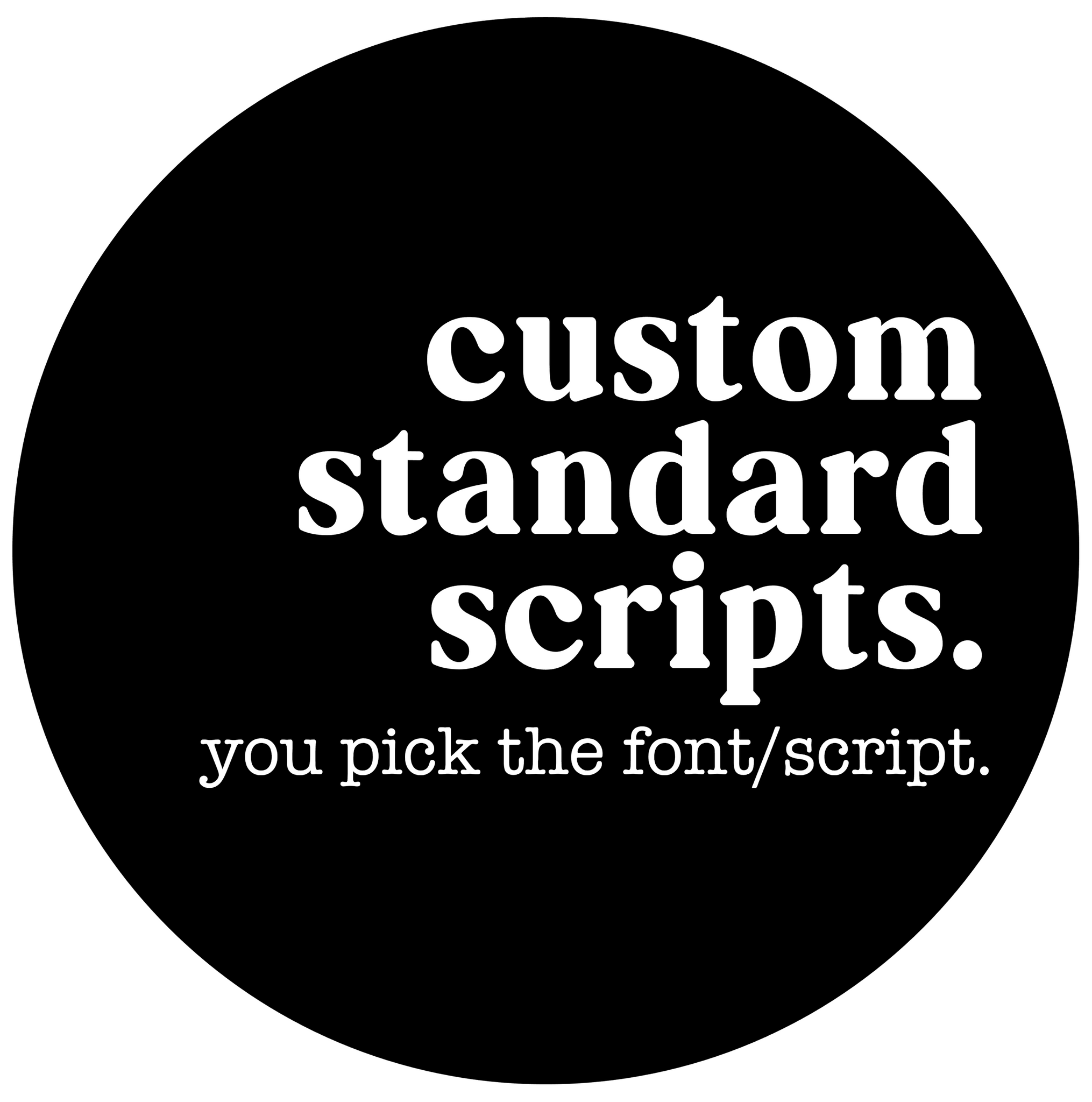 Custom Scripts - Standard