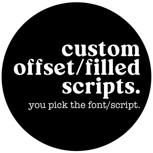 Custom Scripts - Filled Style