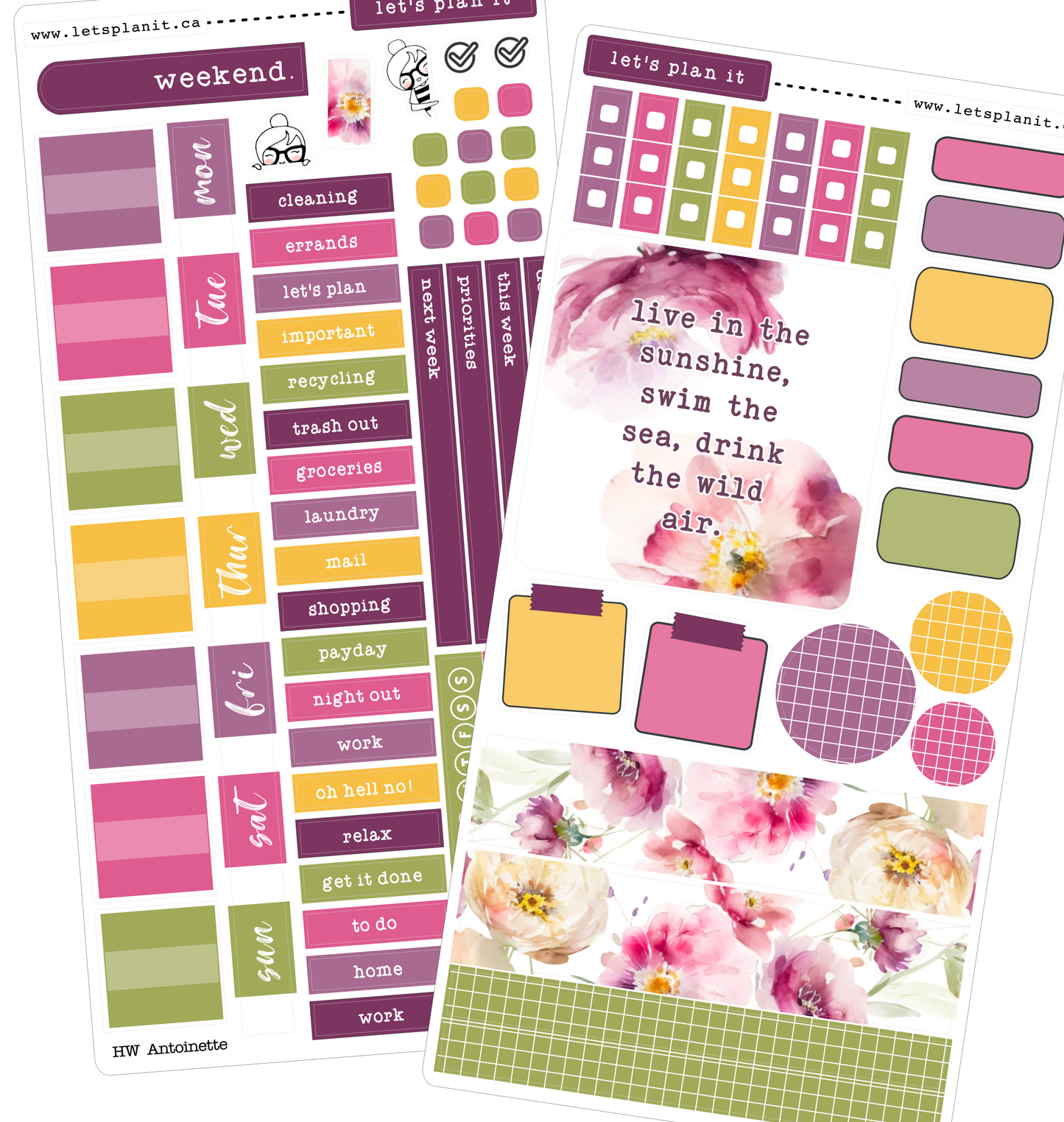 ANTOINETTE COLLECTION | Weekly Kits