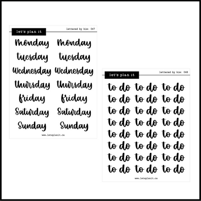 Lettered by Kim Scripts | SMALLER OPTION | 39 options