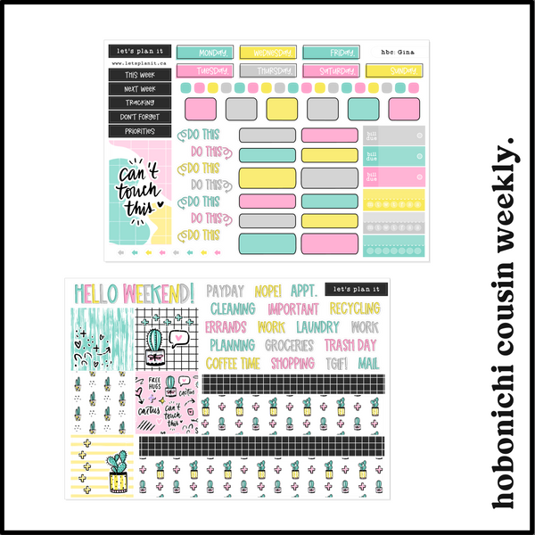 GINA COLLECTION | Weekly Kits