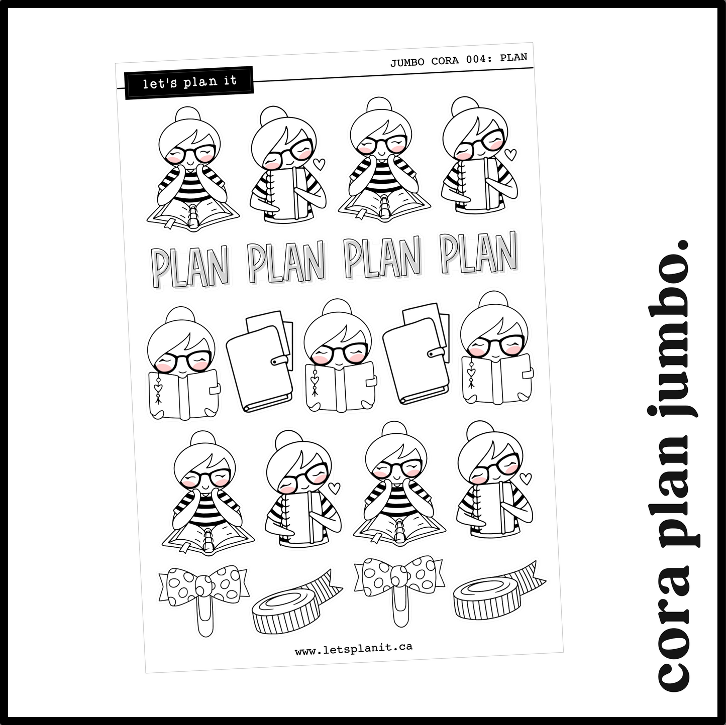 Cora | Plan | character stickers