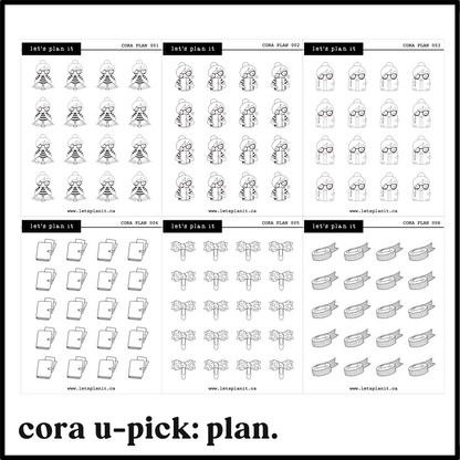 Cora | Plan | character stickers