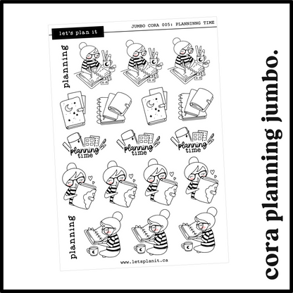 Cora | Planning Time | character stickers