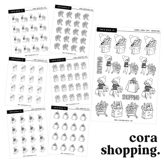 Cora | Shopping | character stickers