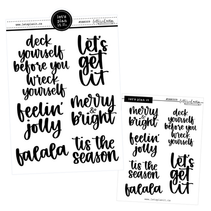 Lettered by Kim - Christmas 2