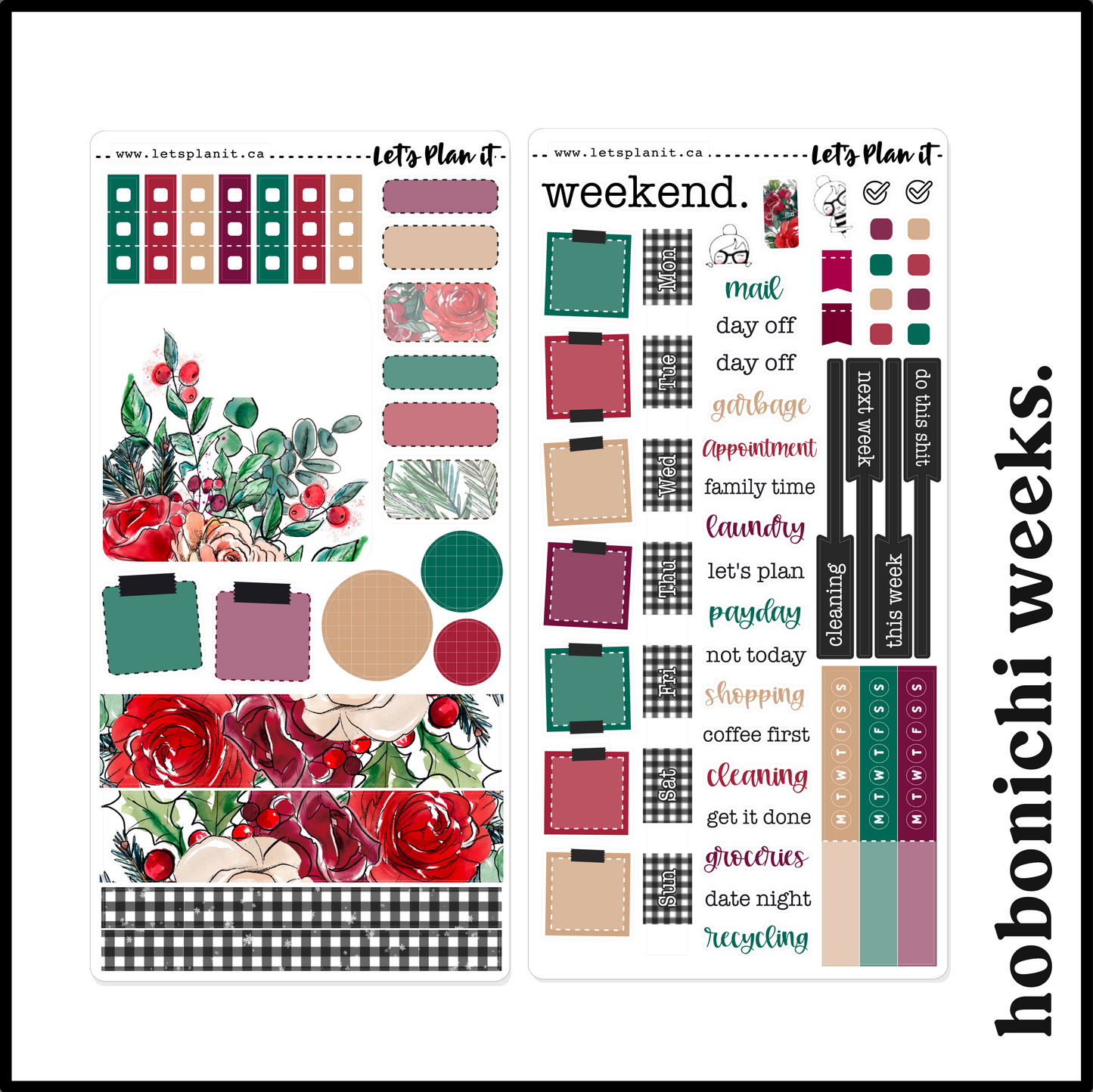 HOLLY COLLECTION | Weekly Kits