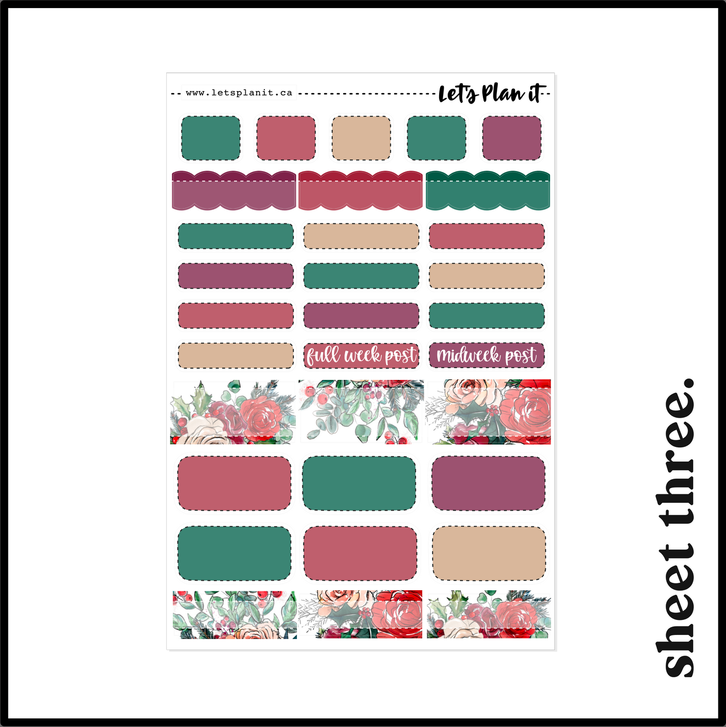 HOLLY COLLECTION | Weekly Kits