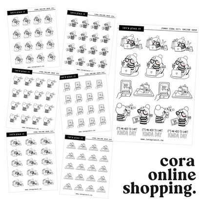 Cora | Online Shopping | character stickers