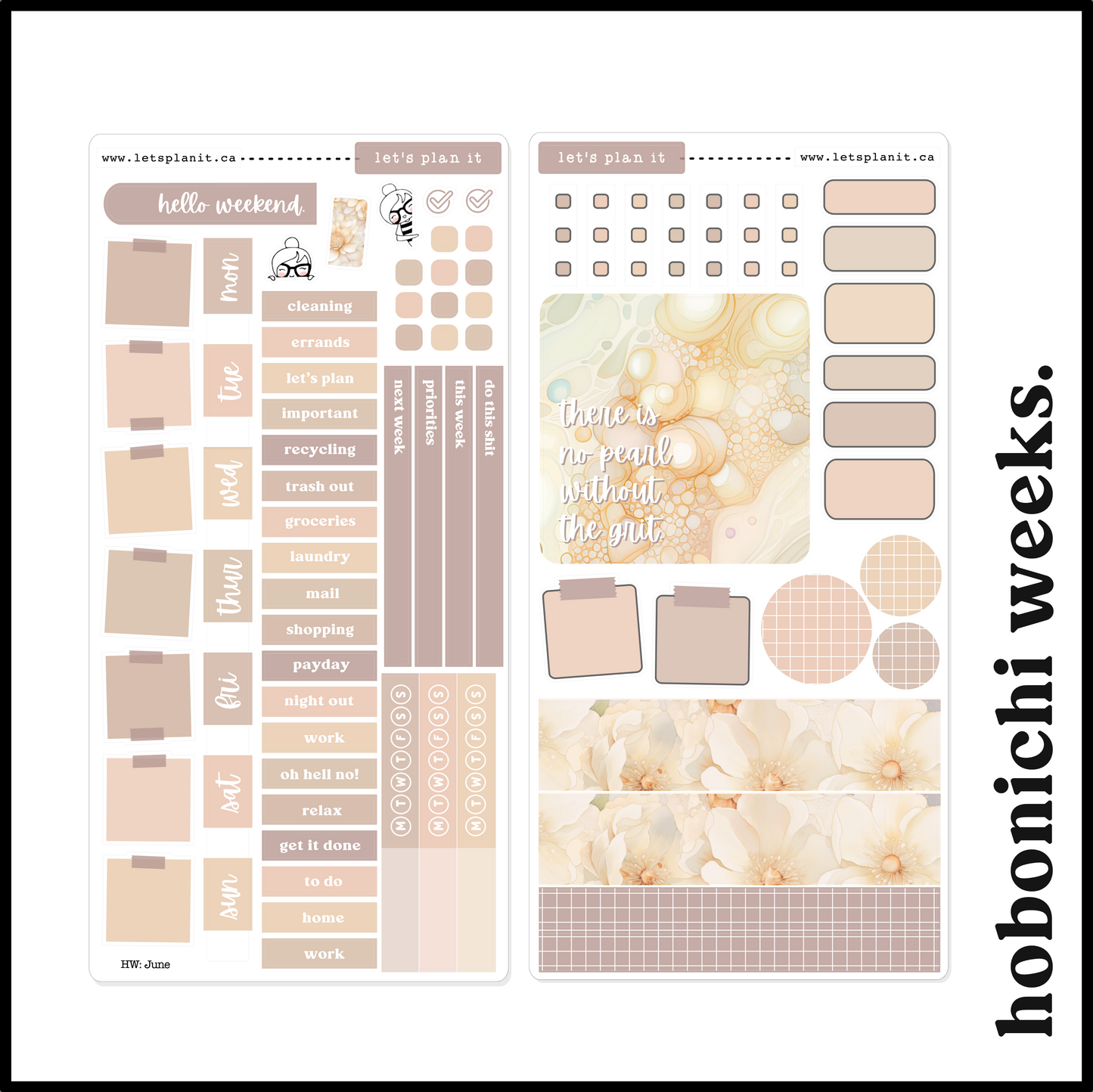 BIRTHSTONE COLLECTION | June | Weekly Kits